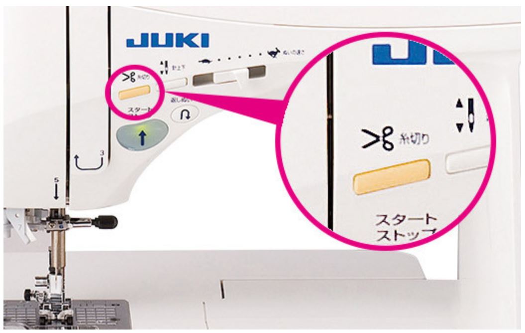 【自動糸切り機能つきフットコントローラー】